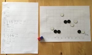 Playing the game and recording the sums